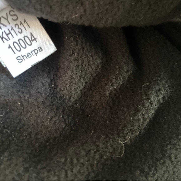 Sherpa adventure gear pom hat beanie lambswool beige and grey - Picture 4 of 4